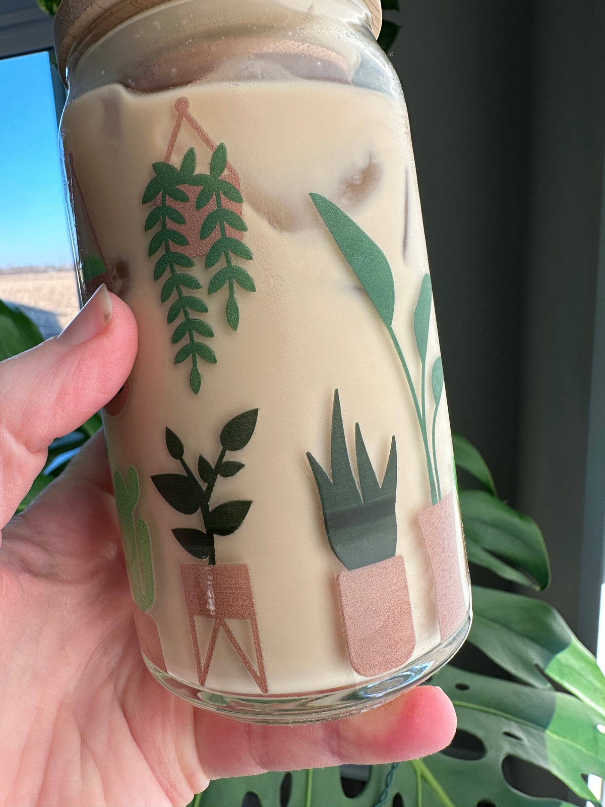 Clear Houseplant Glass
