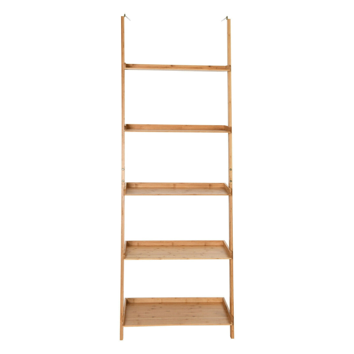5-Tier Bamboo Ladder Plant Shelf