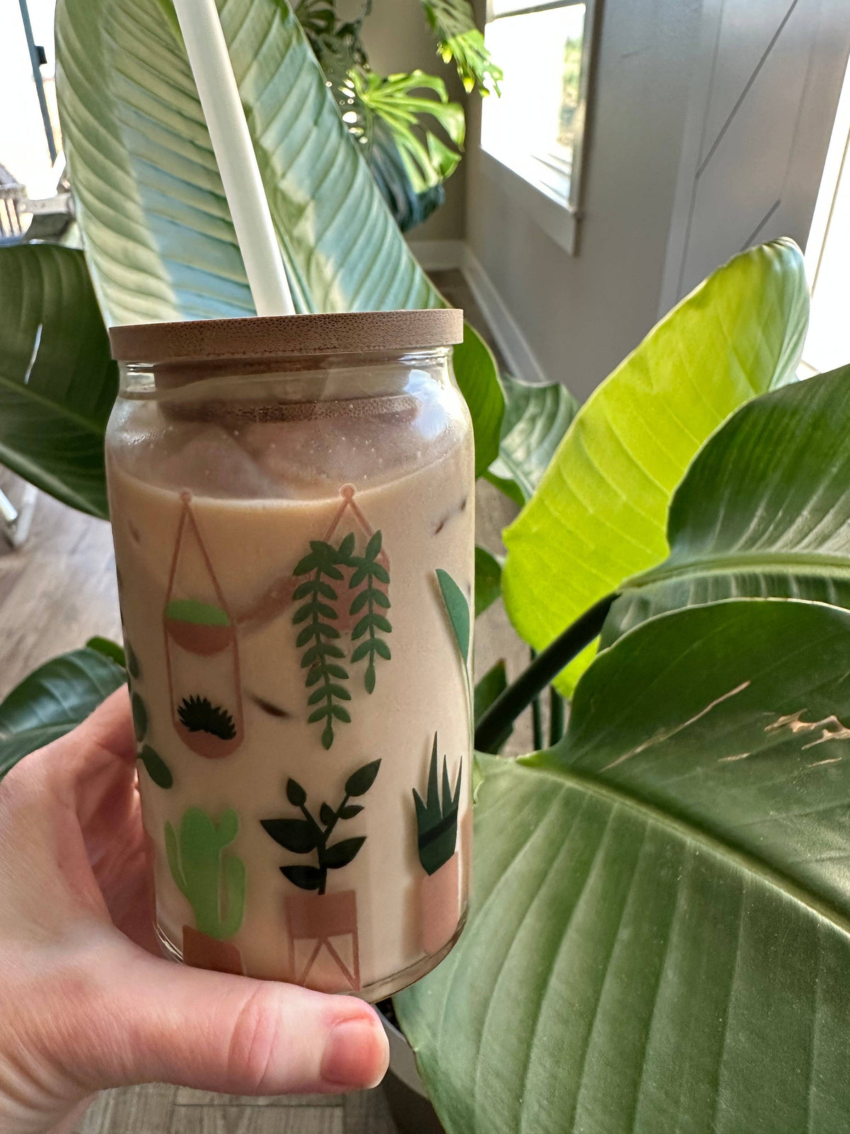 Clear Houseplant Glass