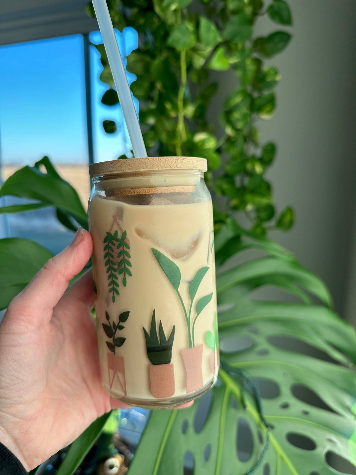 Clear Houseplant Glass