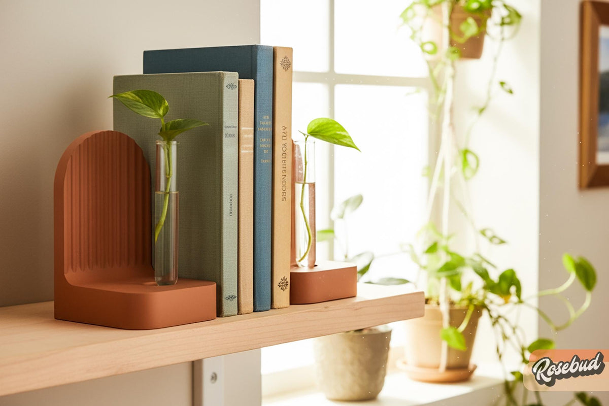 Ribbed Modern Bookend Propagation Station