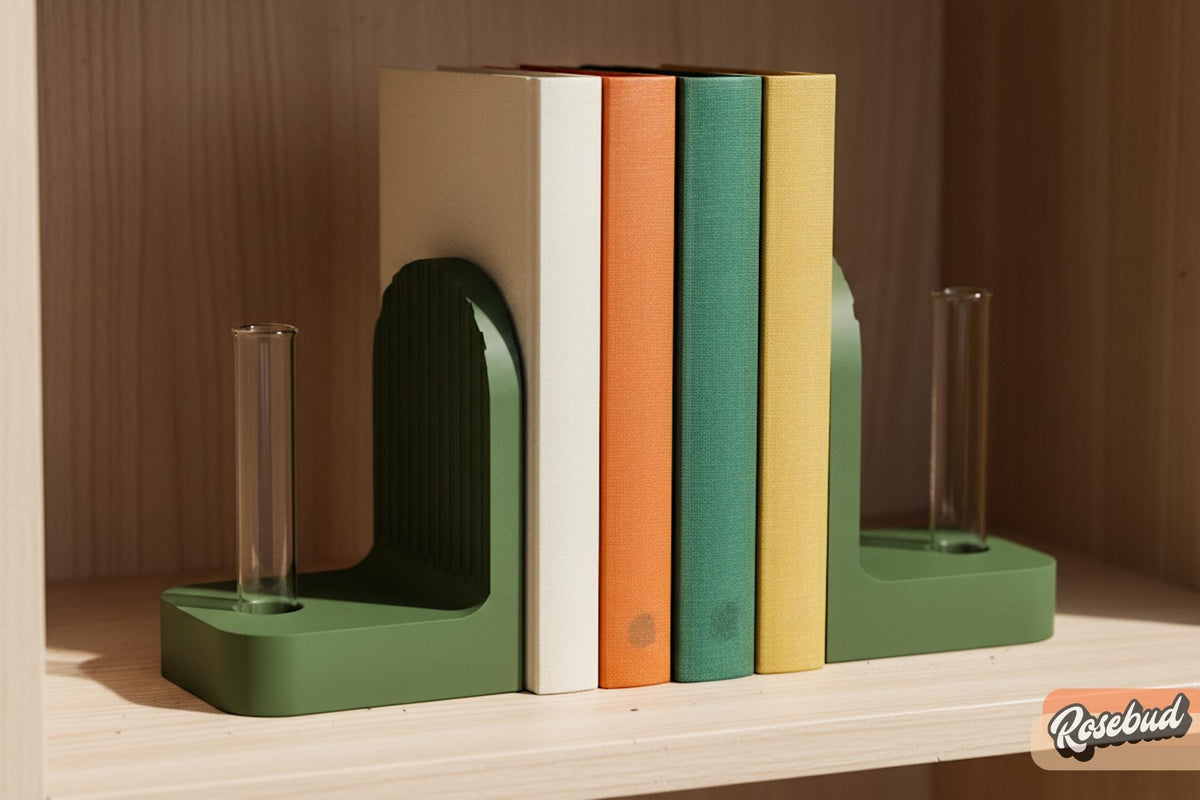 Ribbed Modern Bookend Propagation Station