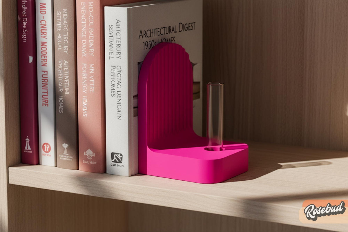 Ribbed Modern Bookend Propagation Station