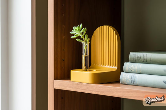 Ribbed Modern Bookend Propagation Station