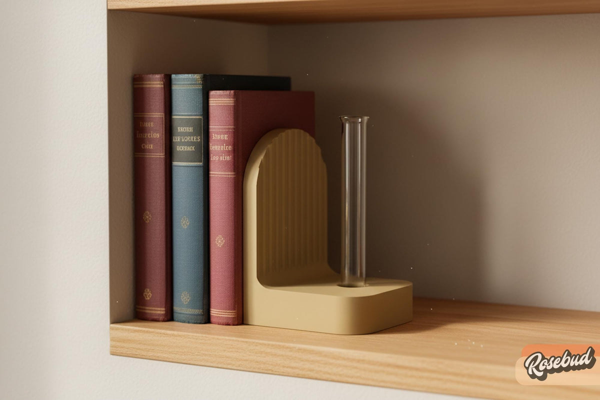 Ribbed Modern Bookend Propagation Station