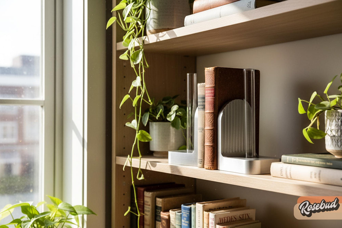 Ribbed Modern Bookend Propagation Station